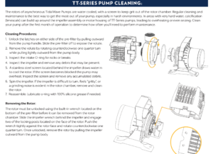 Atlantic Tidalwave Cleaning Instructions