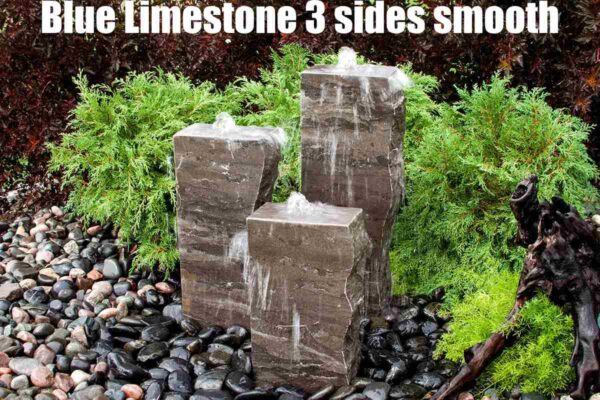 blue limestone 3 sides smooth