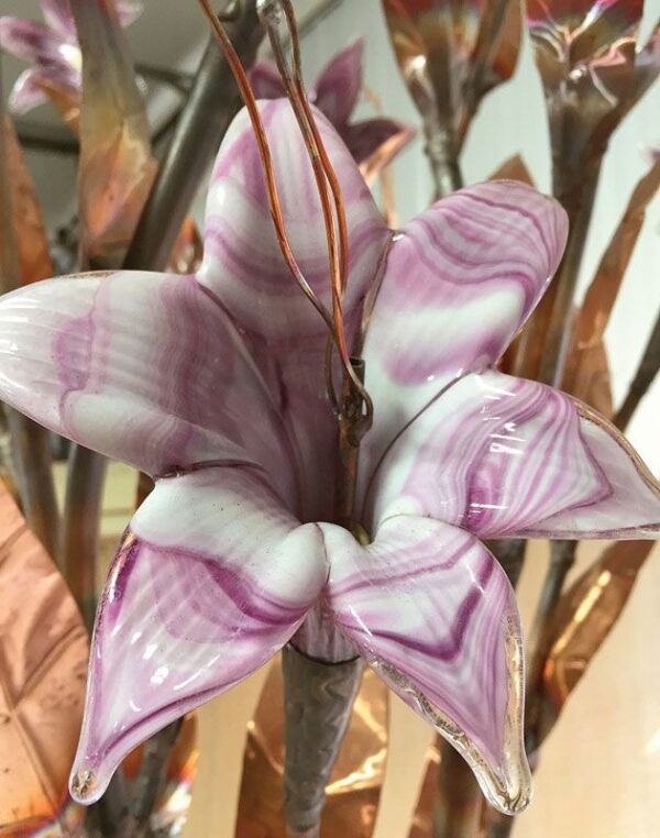 Lilac Trumpet Flower Fountain Kit - Image 2