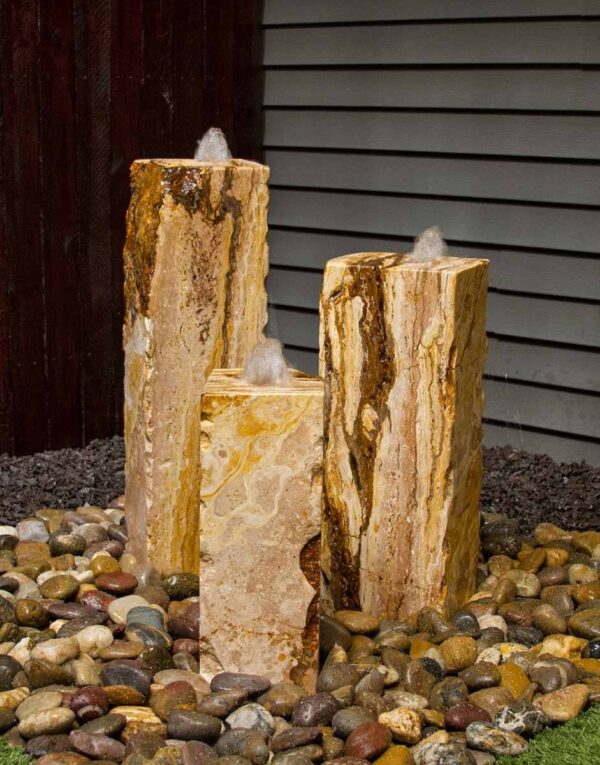 Triple Travertine Fountain Kit - Image 2
