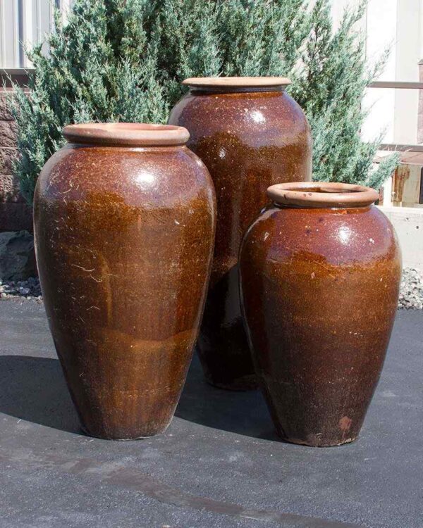tuscany tall brown vase fountain
