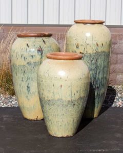 tuscany tall tan vase fountain