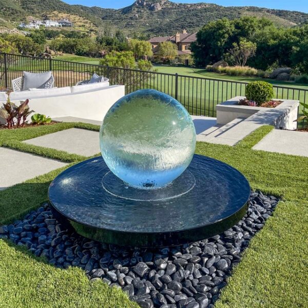 Crystal Sphere Fountain 24 inch